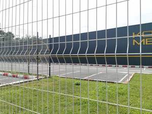 Panneau <span class=keywords><strong>de</strong></span> clôture en fil <span class=keywords><strong>de</strong></span> fer soudé 3D galvanisé et thermolaqué pour usage extérieur (maison/villa), résistant à la corrosion, type <span class=keywords><strong>treillis</strong></span> - Product Image 2