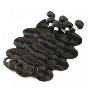 Extensions de cheveux humains naturels indiens vierges, alignés aux cuticules, de type Temple, bruts non traités, ondulés, double trame, Deep Wave, en gros - Product Image 6