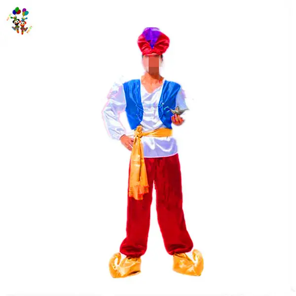 Déguisement Aladdin pour homme et adulte, tenue de soirée HPC-3136