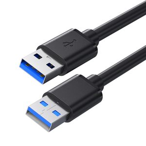 Cable de transferencia de datos de alta velocidad USB a USB de 6 pies, macho a macho, USB A a USB A - Product Image 1