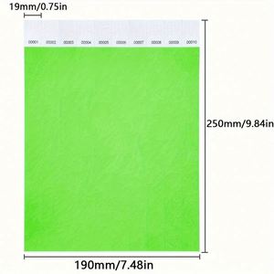 Custom Bracelets Waterproof Tyvek Wristband Event Raffle Wrist Strap <b>Playground</b> Bracelet Wrist Strap - Product Image 2