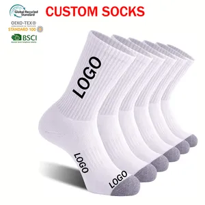 High Quality Low Moq 100% Fashion Crew Cotton mens Socks Custom Logo Socks made design Socks