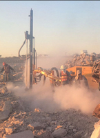 Plate-forme de forage minier Kaishan KT5C ou KT5 intégré 25m Dth Surface Rock Blast Hole avec compresseur d'air pour carrière