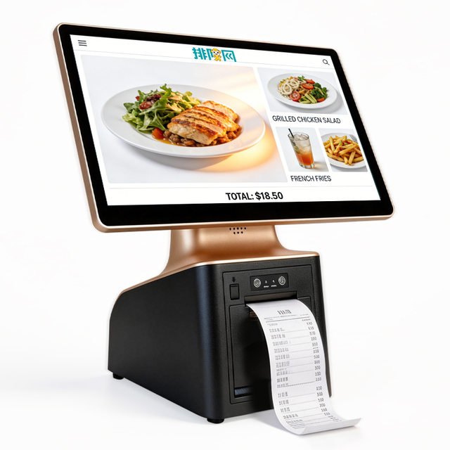 Customized Wholesales All in One Pos Systems 15.6 Inch Touch Screen Android Pos Terminal With Thermal Printer Pos Cash Register