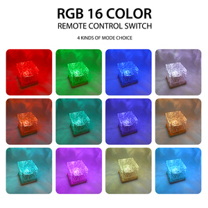 Đèn LED Pha Lê Đèn Chiếu Ánh Sáng Bắc Cực Đèn Ngủ Điều Khiển Từ Xa 16 Màu Đèn Gợn Sóng Nước Cho Phòng Ngủ Đèn Hoàng Hôn - Product Image 6