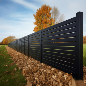 Clôture horizontale en aluminium à lattes pour l'exportation professionnelle, destinée aux projets de développement <span class=keywords><strong>immobilier</strong></span> mondial - Product Image 3