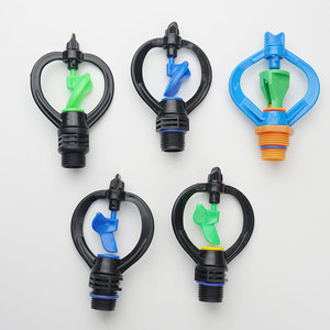 Système d'irrigation agricole par aspersion 360° à engrenages, en POM, haute qualité, multifonction, avec disque de pulvérisation à tige de 1,5 m - Product Image 1