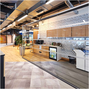 Divisores de Oficina Insonorizados de Aluminio sin Marco de Alta Calidad para Almacenes, Centros Comerciales, Hospitales, Salas de Exposiciones, Paneles de Pared - Product Image 2