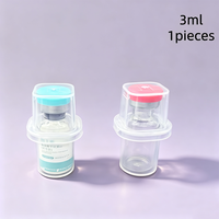 Boîtes personnalisées pour flacons en plastique transparent de 3 ml*13 ml*3-10 ml*2, étuis de rangement pour flacons Cillin, étuis de voyage, matériaux recyclés, porte-flacons