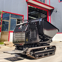 Fabrikpreis Mini-Lader-Dumper 1200kg mit Dieselmotor und KUBOTA Raupenfahrwerk Stehender Betriebsfähiger Muldenkipper zum Verkauf