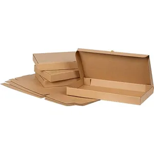 식품 등급 포장 상자 사용자 정의 로고 골판지 피자 상자 테이크 아웃 포장 재사용 가능한 크래프트 종이 피자 상자