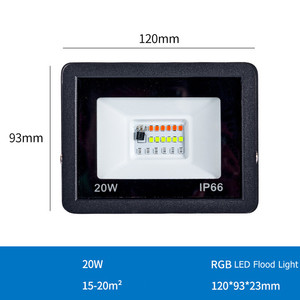 Chất lượng cao điều khiển từ xa 50W 100W 150W <span class=keywords><strong>200W</strong></span> 300W 400W 500W IP65 không thấm nước ngoài trời Đèn pha <span class=keywords><strong>DMX</strong></span> RGB <span class=keywords><strong>LED</strong></span> Flood Light - Product Image 3