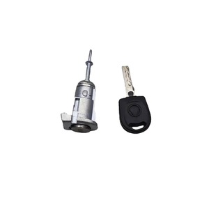 ล็อคประตูทรงกระบอกสำหรับ B5 Volkswagen Passat 1กุญแจสังกะสีอัลลอยวัสดุทองแดง - Product Image 1