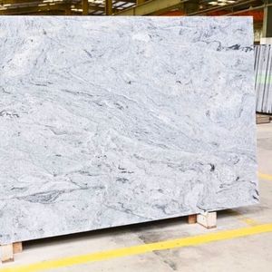 Losa de granito blanco Viscon personalizada de alta demanda para decoración de paredes de cocinas y baños en villas y hospitales, exportación a granel. - Product Image 3