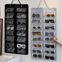 Étui rigide pour lunettes de lecture avec fermeture à crochet, robuste, résistant aux rayures, rangement sécurisé, organiseur de lunettes