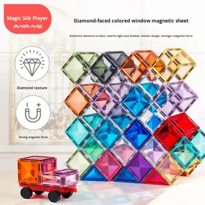 Bloques Magnéticos con Estuche y Múltiples Formas y Opciones de Accesorios para Preescolar y Niños Pequeños - Product Image 5