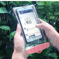 Sealed casing ponsel tahan air, sarung ponsel Samsung Xiaomi Redmi berenang tas kering sarung bawah air tas penutup ponsel