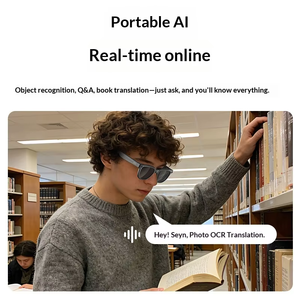 Nuevas Gafas Inteligentes con IA, Cámara de 8MP, Grabación de Video, Traducción con Reconocimiento Automático, Llamadas de <span class=keywords><strong>Voz</strong></span>, Gafas de Sol para Hombre - Product Image 1