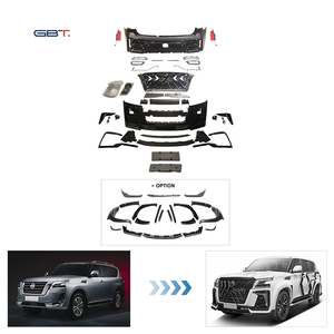 Kit di Conversione GBT per <span class=keywords><strong>Nissan</strong></span> Y62 Modello Black Hawk 2020 e Successivi, Kit Carrozzeria Patrol Y62 con Aggiornamento Esterno e Parti del Paraurti - Product Image 1