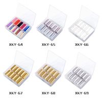Vente en gros de décalcomanies ongles pour filles, ensemble d'autocollants, paillettes, gel, fleurs, feuille design pour décorations d'ongles
