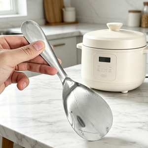 Stainless Steel Rice Spoon Extra Large Non Stick For Home Use - Product Image 3