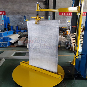 Máquina Eléctrica Semiautomática para Envolver Palés con Film <span class=keywords><strong>de</strong></span> PE con Componentes Centrales PLC para Embalaje <span class=keywords><strong>de</strong></span> Ventanas/Puertas - Product Image 2