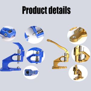 Tay bấm nhôm nút dây giày nút năm móng vuốt nhựa bốn chiều Nút Đinh Tán cài đặt máy mà không cần khuôn - Product Image 4