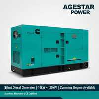 Groupe électrogène diesel insonorisé à moteur silencieux, direct usine, 20KVA 50KVA 100KVA 150KVA/120KW pour usage commercial de secours