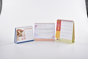 Impression personnalisée SWIFT PRINT, approvisionnement direct usine, Calendrier 2025 à reliure spirale Wire-O, avec carte artistique, lamination mate PP et fonction horloge - Product Image 4