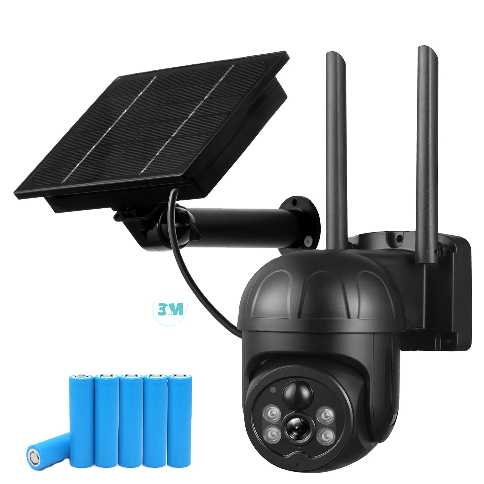 Caméra à carte Sim 4G 1080P Wifi extérieur batterie panneau solaire GSM Cctv Protection de sécurité à domicile vidéosurveillance caméras sans fil