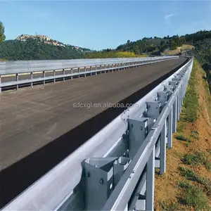 Hot Sale Galvanized W Beams Q235 steel guardrail security Crash Barrier