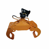 Log Timber Grapple 360° Rotary Hydraulic Grapple for Straw and Reed Handling
