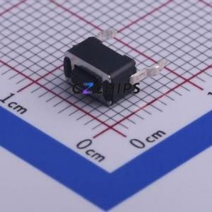 STP-1243 Tactile Switch Through hole Component (THT),3.5x6mm Switch Single Pole Single Throw Rectangle Button 1.8N Through Hole - Product Image 2