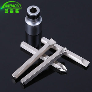 Lanbaolu Impact <b>Screwdriver</b> <b>Set</b> 13 Pcs Interchangeable <b>Bits</b> Magnetic Chrome-Mo Steel Polished Finish - Product Image 2