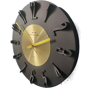 Đồng hồ treo tường nhựa 3D độc đáo, sáng tạo, hình số, đường kính 12 inch, mẫu mới 2023, dành cho phòng khách, kiểu tròn hiện đại, chạy êm, có thể in logo tùy chỉnh - Product Image 5