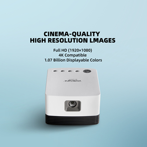 J20 Dlp Android Projector 4K 1080P <b>Mini</b> Portable for Meeting Room Home Entertainment 1000ANSI Lumens J20 Android Projector J20 - Product Image 4