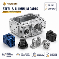 Pièces en acier inoxydable et en aluminium usinées sur commande par CNC, tolérance de 0,05 mm pour applications d'équipements industriels