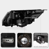 Phare avant LED gauche et droit à source lumineuse intense, modèle 2016-2019, produit phare