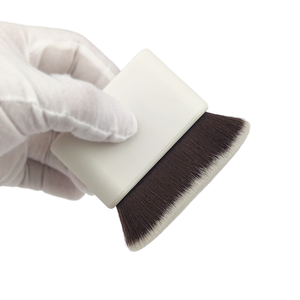 Brocha <span class=keywords><strong>de</strong></span> <span class=keywords><strong>Maquillaje</strong></span> Suave con Mango <span class=keywords><strong>de</strong></span> Plástico y Pelo Sintético para Difuminar Base Líquida, Autobronceador, Bronceador Facial y Iluminador - Product Image 3
