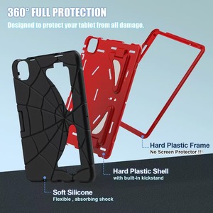 Silicona suave 360 protección completa carcasa dura Kickstand Tablet cubre casos para Ipad Air 11 pulgadas <span class=keywords><strong>Samsung</strong></span> <span class=keywords><strong>Tab</strong></span> A7 <span class=keywords><strong>8</strong></span> 9 - Product Image 3