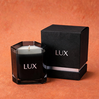 Bocaux à bougies larges en verre ambré de 10 oz, vides, personnalisables et uniques, pour la fabrication de bougies, vente en gros