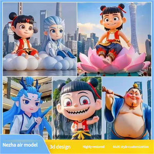 Hafif dev pembe hediye kutusu süpermarket süslemeleri reklam şişme karikatür-ilham şişme iş için - Product Image 6