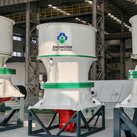 Trituradora de Cono Hidráulica de un Solo Cilindro Serie DP de Zhongxin, Capacidad de 1000t/h, Motor AC y Caja de Cambios para Minería y Materiales de Construcción