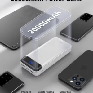 Banco de Energía Portátil de Gran Capacidad de 2000 mAh con Carga Rápida y Pantalla Digital - Product Image 3