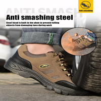 Chaussures de sécurité industrielles à embout d'acier indestructibles, anti-perforation et antidérapantes, bottes de sécurité pour hommes pour la construction, vente chaude