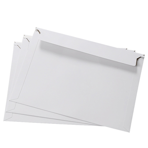 Enveloppes en carton rigide blanc auto-adhésives, plates et rigides, pour photos et documents, sans pliage, pour l'expédition de photos - Product Image 6