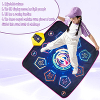 Tapis de danse électronique pour enfants, avec éclairage LED et affichage des scores, jeu musical pour garçons et filles