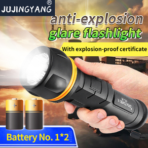 Linterna LED Clásica de Alta Luminosidad, Funciona con 2 Pilas Secas Tipo D, Luz de Emergencia para Interiores y Exteriores, para Uso Nocturno de Personas Mayores y Estudiantes - Product Image 6