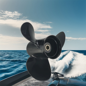 Al por mayor de acero inoxidable 25hp motor fueraborda hélice de aluminio 90HP 100hp hélice de barco de acero para motores fueraborda Mercury - Product Image 2