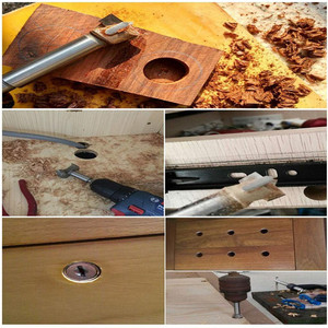 Forets en alliage Nanrui pour le travail du bois, tige de 12 mm, perçage rapide pour un fini lisse lors du perçage de trous dans les planches de bois - Product Image 4